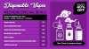 Simple Disposable Vape digital menu | Cannamako Cannabis (Marijuana) digital menu maker