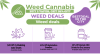 Weed deals dispensary digital menu | Cannamako Cannabis (Marijuana) digital menu maker