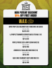 Wax Cannabis Digital Menu Template | Cannamako Cannabis (Marijuana) digital menu maker