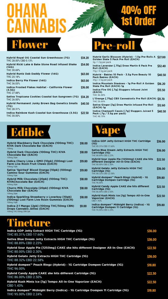 Cannabis Menu Marker Free Application