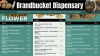 Stunning Flower dispensary menu Board  | Cannamako Cannabis (Marijuana) digital menu maker